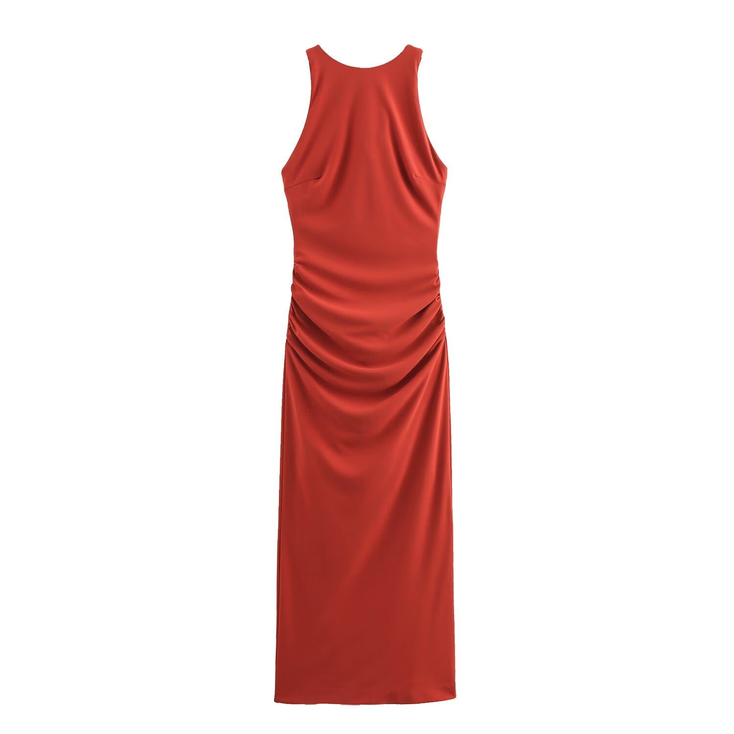 Summer Back Cross Hanging Collar Sleeveless Dress Women by Ragazza