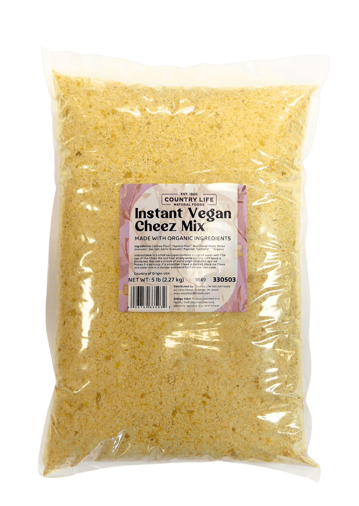 Cheez Mix, Vegan, Instant by Country Life Natural Foods