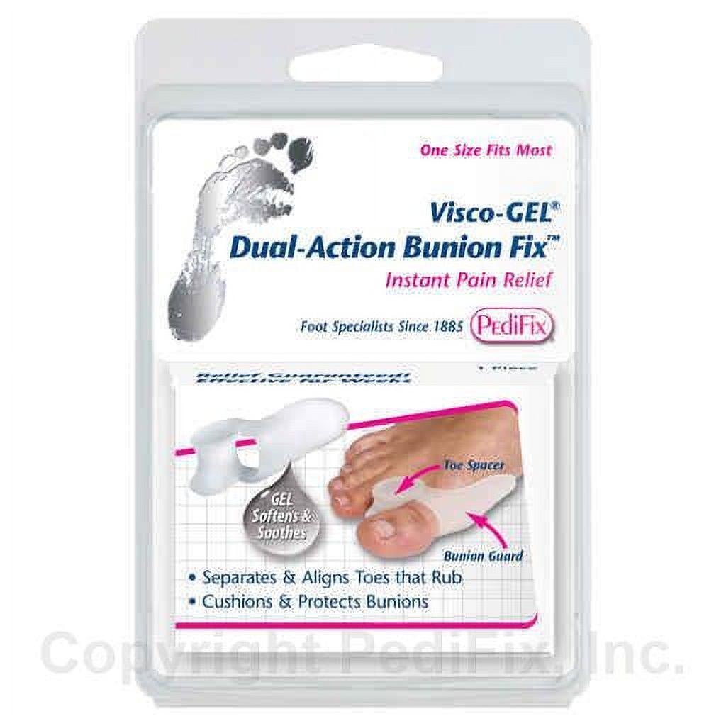 Visco-GEL Dual Action Bunion Fix, Bunion Shield &amp; Toe Separator Combo, 1 Count