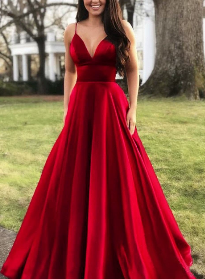 Summer Women Clothing Sexy V neck Dress Sling Solid Color Sleeveless Evening Dress by Ragazza