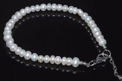 Elegant Cultured Freshwater Pearls Bracelet - Baroque Pearl Bracelet 2 Sizes