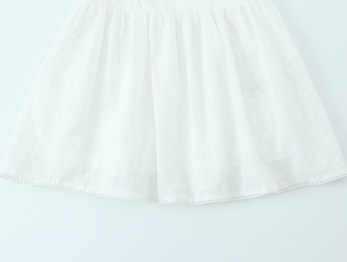 French Retro Square Collar Sexy Embroidery Suspender Sexy Stitching Lace Dress by Ragazza