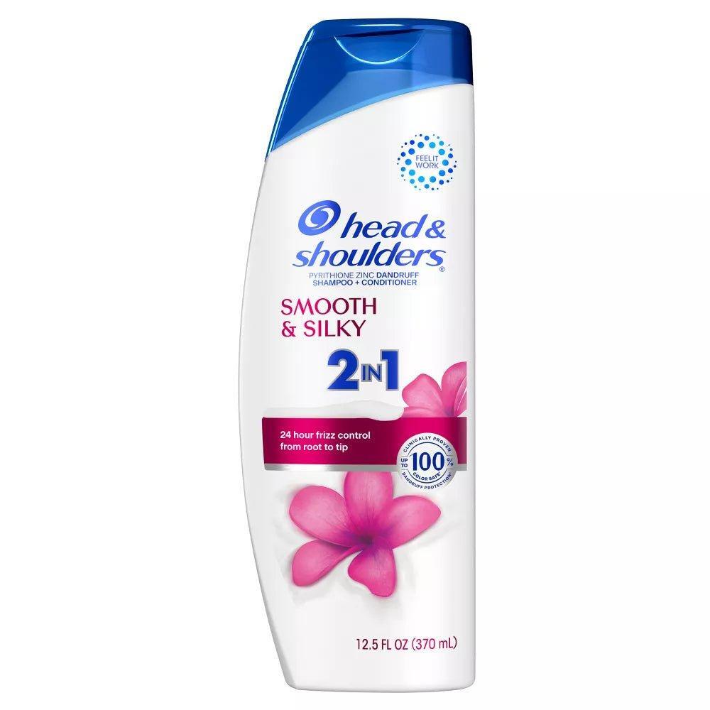 Head &amp; Shoulders 2 In 1 Dandruff Shampoo Conditioner, Smooth Silky, 12.5 Oz by Pasteur Pharmacy