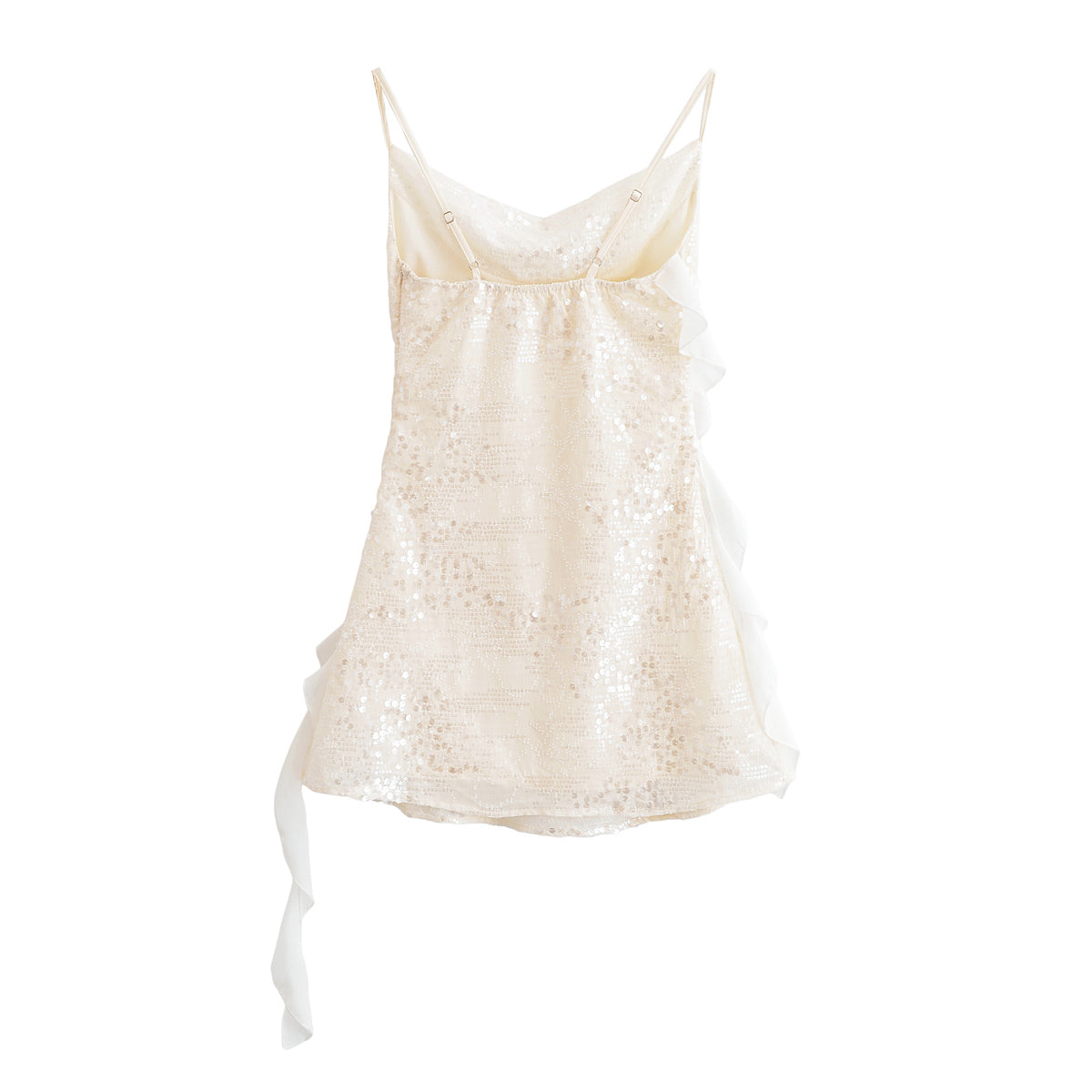 Summer Laminated Decoration Sequin Short Dress by Ragazza