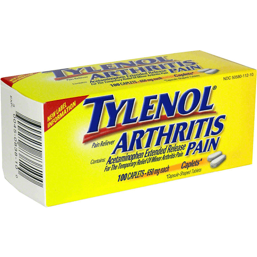 Tylenol 8 Hr Arthritis 650 Mg Pain Relief Tablets 