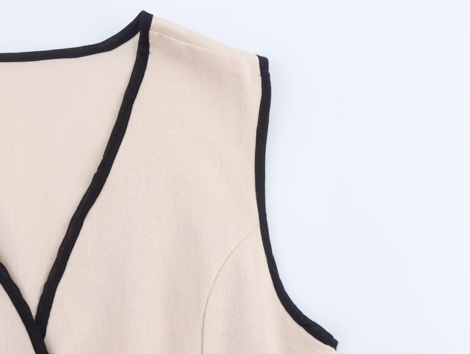 Women Clothing Elegant Slim Fit with Belt Linen Blended Midi Dress by Ragazza