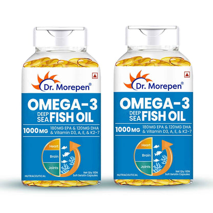 Dr. Morepen Omega 3 Deep Sea Fish Oil Softgels