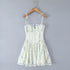 Women Clothing Sexy Sexy Lace Stitching Printing Waist Tight Dress by Ragazza