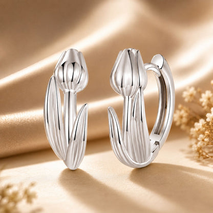 925 Sterling Silver White Gold Plated Earrings for Women  DestGlow