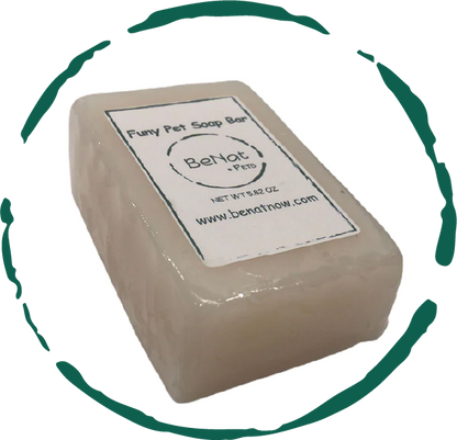 BeNat Pets. All-Natural Furry Pet Soap Bar. 5.8 oz. by BeNat