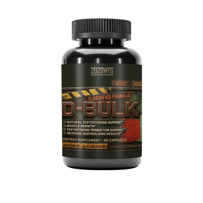D-BULK: Anabolic Nutrient Partitioning Complex | 60 Servings – Magnesium, Horny Goat Weed & Natural Actives for Muscle Performance