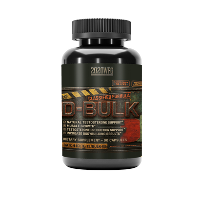 D-BULK: Anabolic Nutrient Partitioning Complex | 60 Servings – Magnesium, Horny Goat Weed &amp; Natural Actives for Muscle Performance by 2020WFG