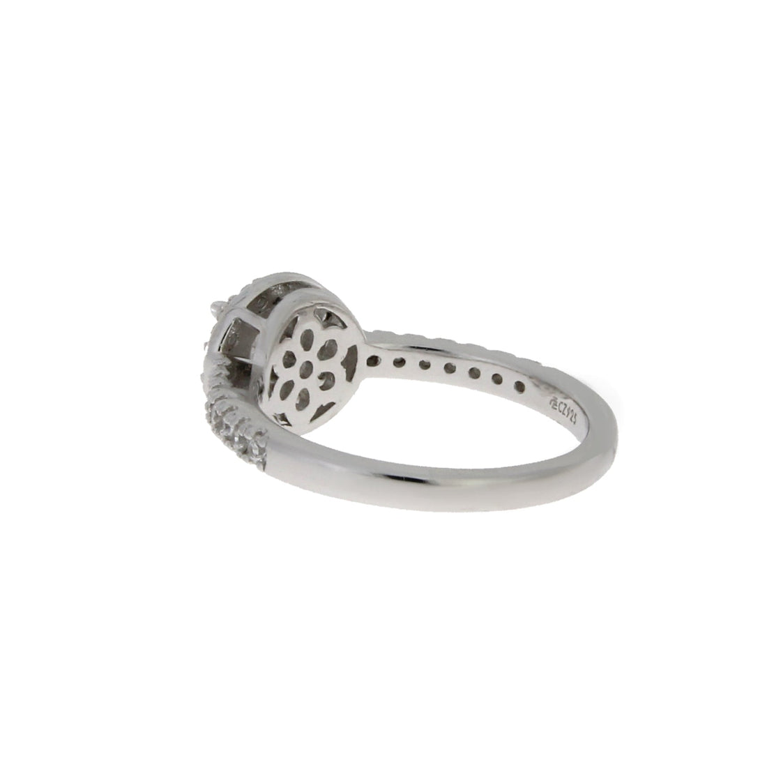 Natural Cubic Zirconium Ring Sterling Silver by Bids.com
