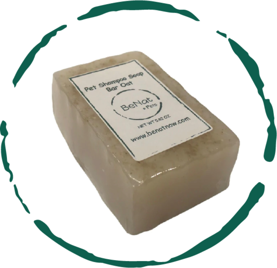 BeNat Pets. All-Natural Pet Shampoo Bar. Oat. 5.8 oz. - DestGlow