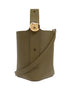 Loewe Women Smooth Leather Mini Pebble Bucket Bag by Luosophy