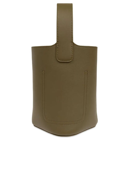 Loewe Women Smooth Leather Mini Pebble Bucket Bag by Luosophy