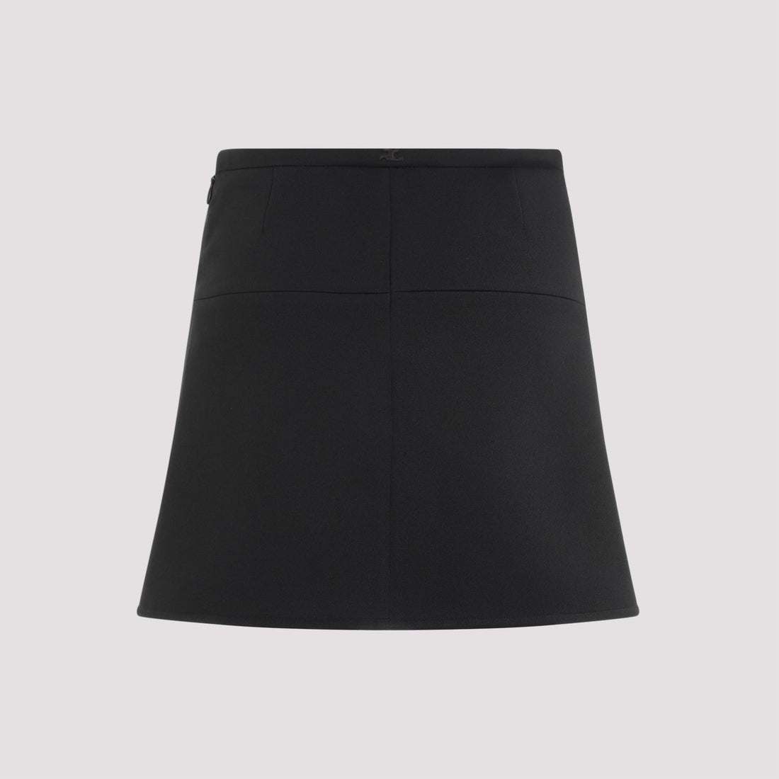 Courreges Ellipse Twill Mini Skirt Women by Luosophy