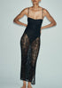 Elegant Women Lace Sling Dress by Ragazza