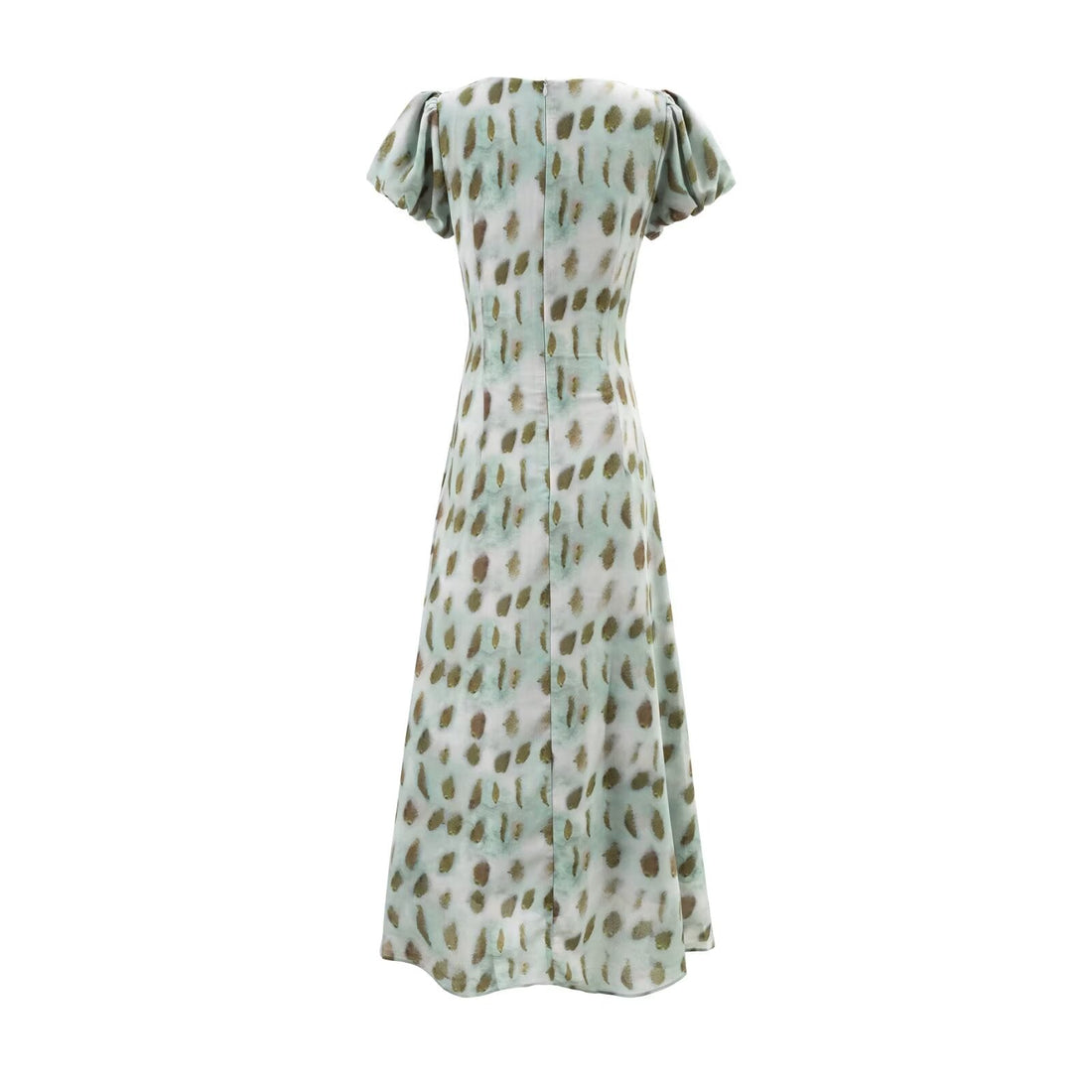 Summer Vintage Simple Holiday Series Casual Slim U Neck Dress by Ragazza