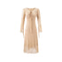 Summer Vintage Adult Woman Casual Drawstring Strap Flattering Figure Dress by Ragazza