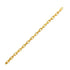 14k Yellow Gold French Cable Chain Bracelet (6.10 mm) by Bids.com