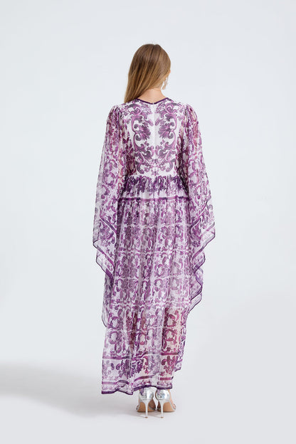 Women Spring Autumn Loose A Line Long Sleeved Dress by Ragazza