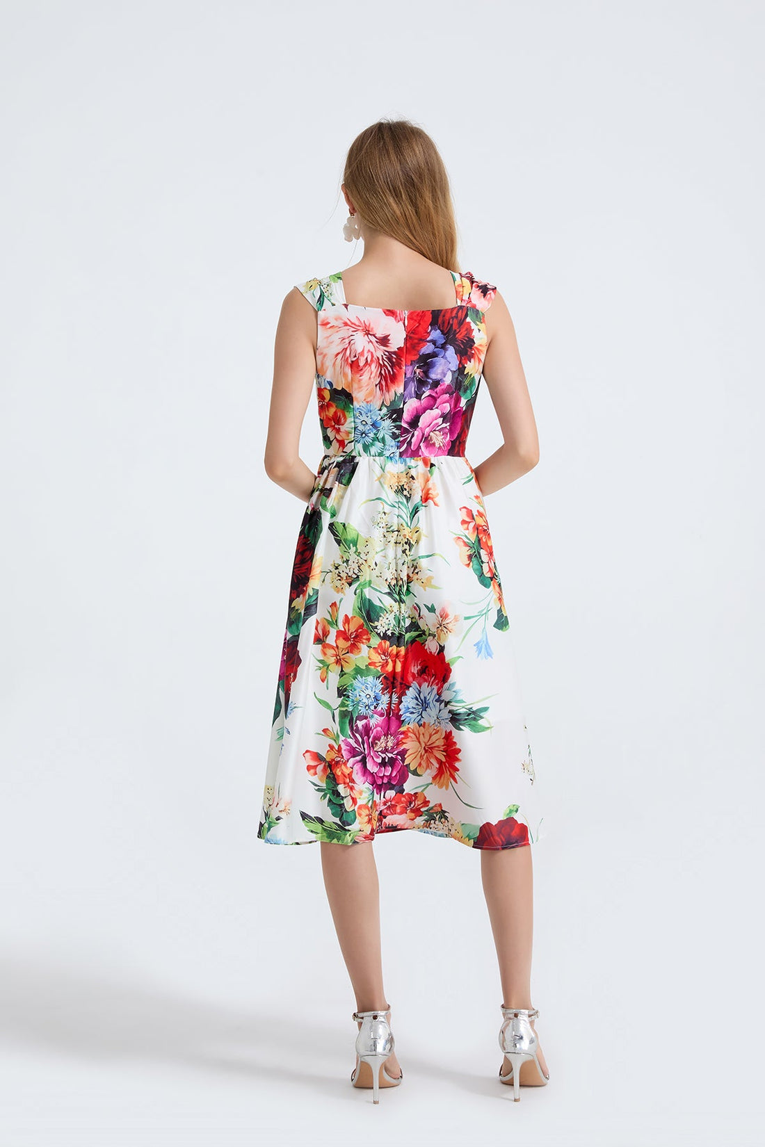 Women Summer Fitted With A Line Dress by Ragazza