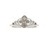 Genuine .17ct Diamond Ring Sterling Silver by Bids.com