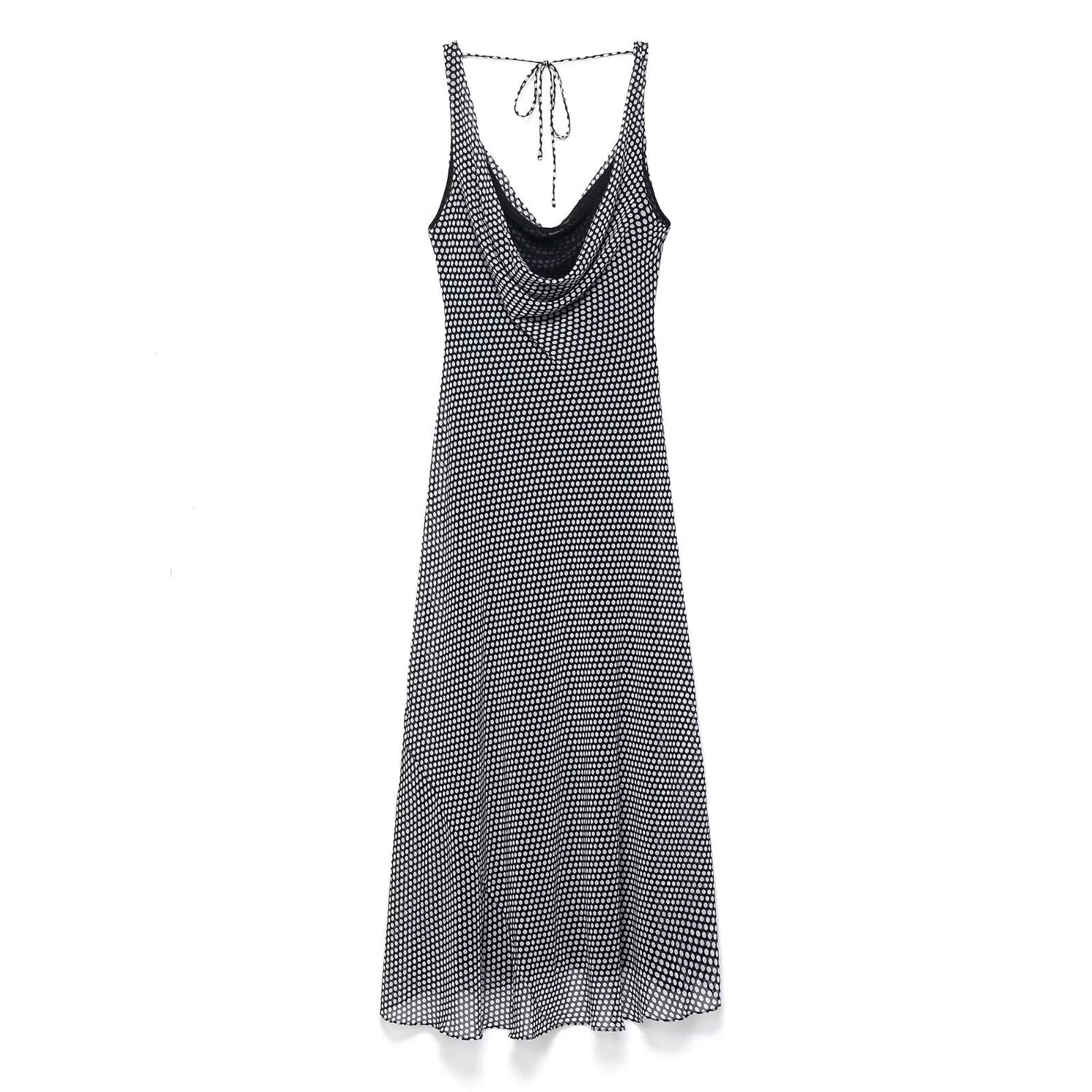 Homemade Women Clothing Series Polka Dot Midi Dress by Ragazza