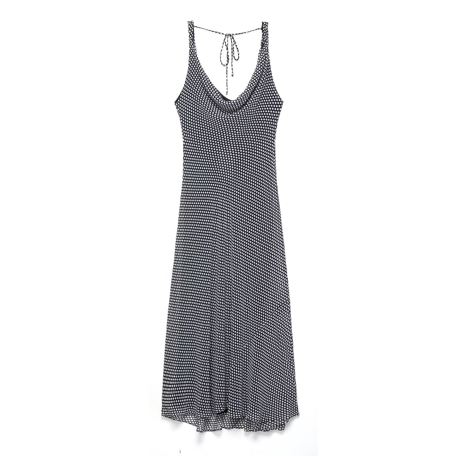 Homemade Women Clothing Series Polka Dot Midi Dress by Ragazza