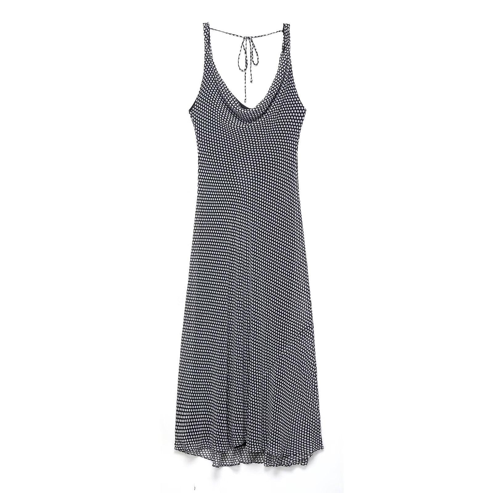 Homemade Women Clothing Series Polka Dot Midi Dress by Ragazza