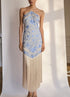 Fall Women Clothing Simple Halter Glossy Tassel Dress by Ragazza