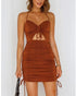 Women Lace Drawstring Dress by Ragazza