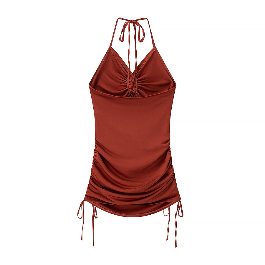 Women Lace Drawstring Dress by Ragazza