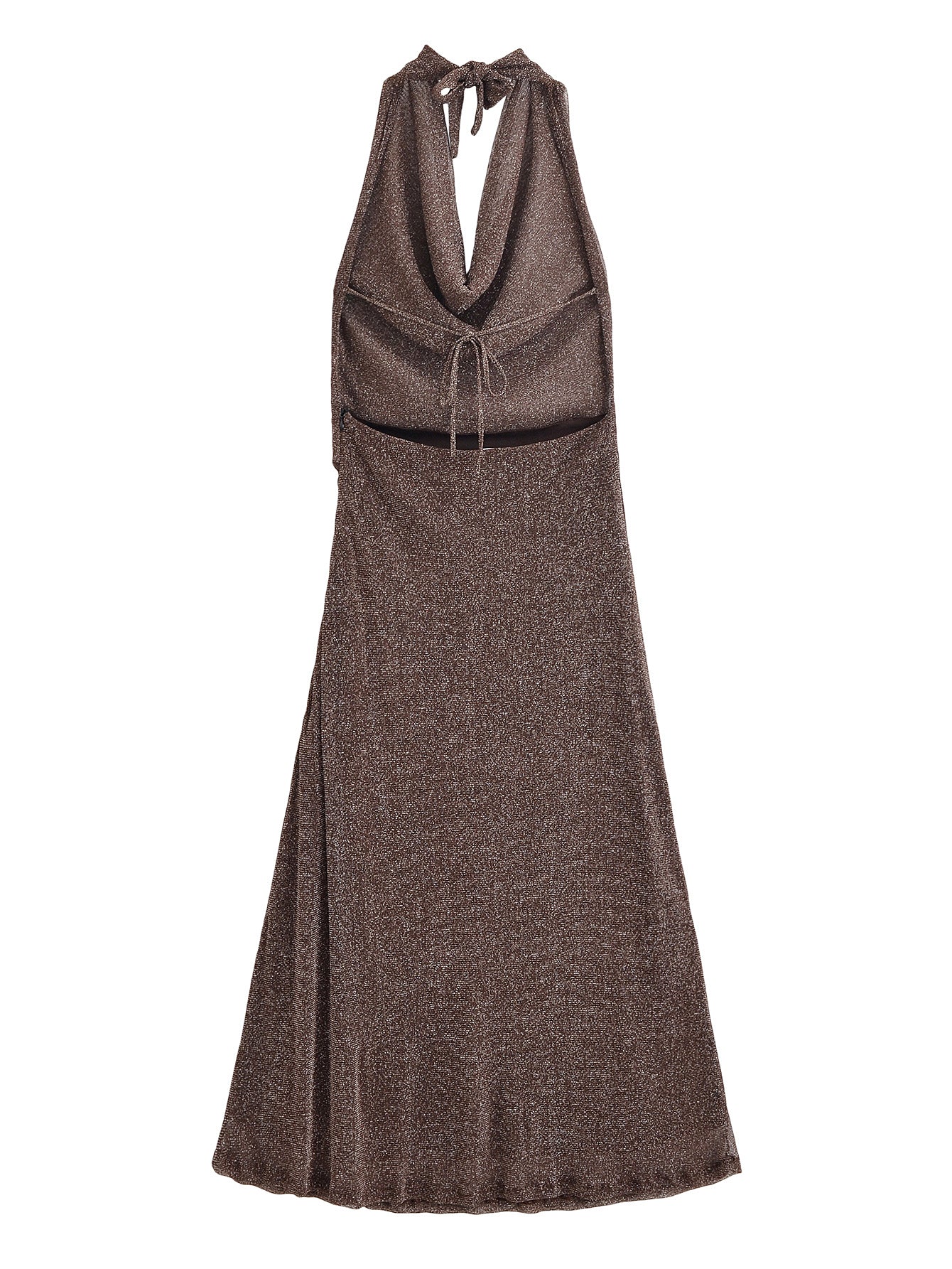 Women Clothing Autumn Backless Metallic Dress by Ragazza