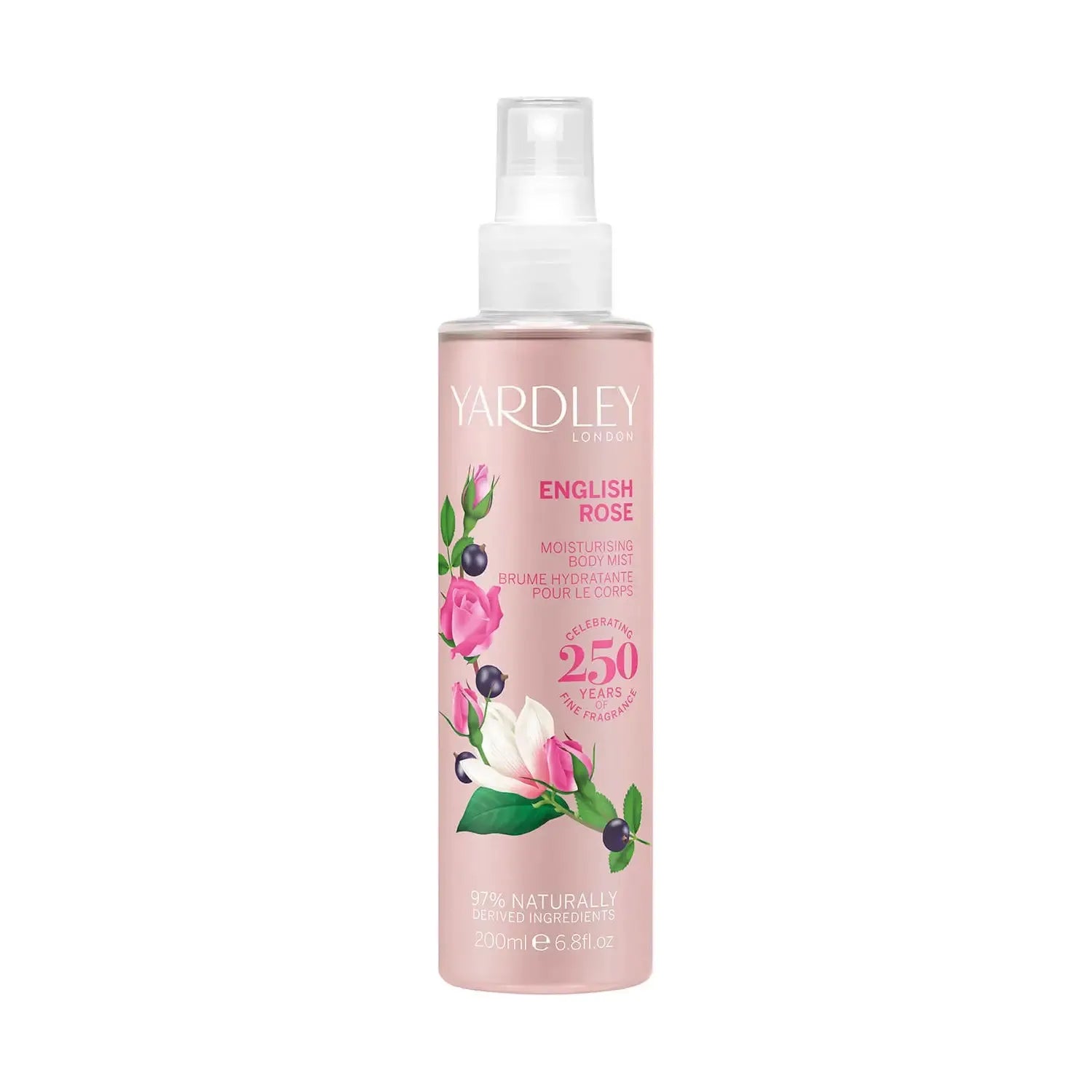 Yardley English Rose Body Mist 6.8 Fl Oz by Pasteur Pharmacy
