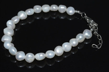 Elegant Cultured Freshwater Pearls Bracelet - Baroque Pearl Bracelet 2 Sizes