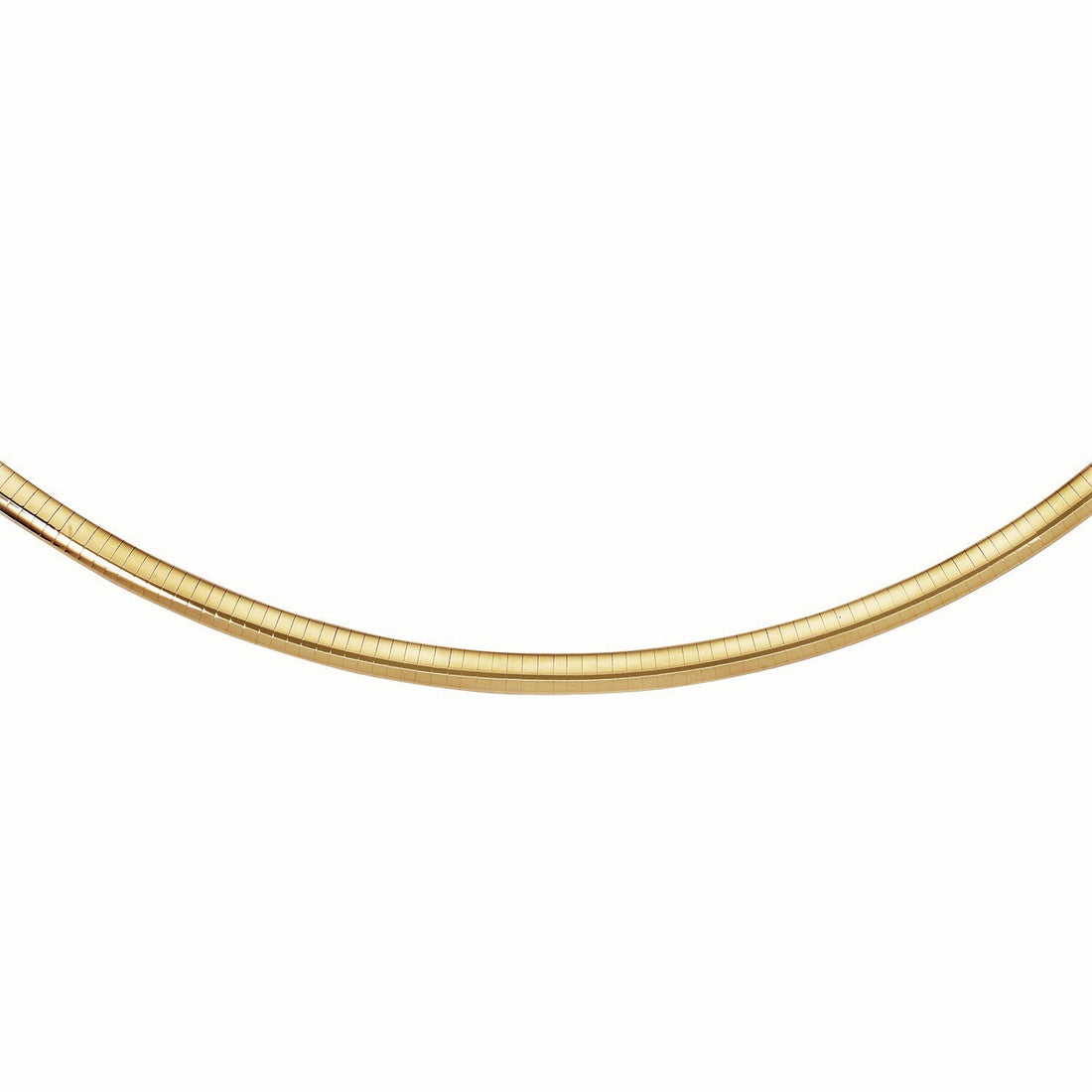 14k Yellow Gold Classic Omega Style Chain (6 mm) by Bids.com