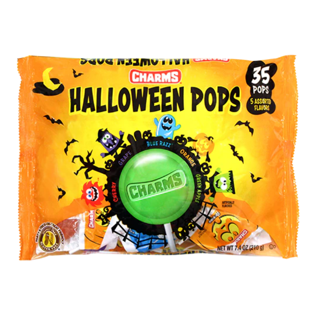 Charms Halloween Pops Assorted Lollipops (7.4oz) by Farmacias Savia