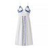 Women Clothing Fall Vacation Embroidered Strap Mid Length Dress by Ragazza