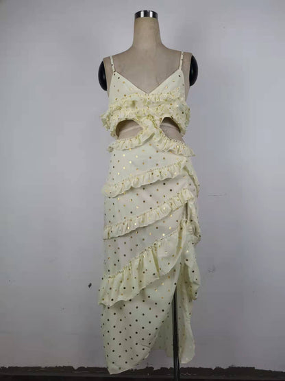 Dress Sequined Thailand Sanya Seaside Holiday Travel Beach Maxi Dress by Ragazza