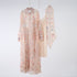 Women Spring Autumn Two Piece Set Printed Single Breasted Maxi Dress by Ragazza