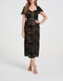 Women Lace Square Neck Rhinestone Bow Dress With 3d Padded Bust And Mermaid Silhouette by Ragazza