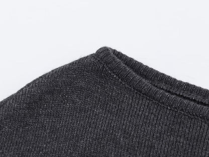 Women with Belt Knitted Mid Length Dress by Ragazza