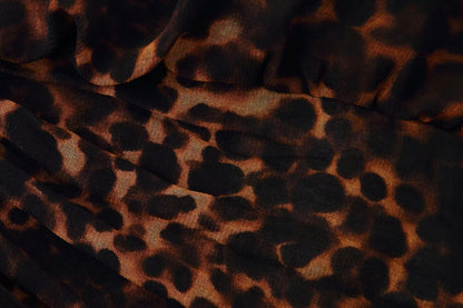 Women Clothing Autumn Lightly Mature Animal Print Midi Strap Dress by Ragazza