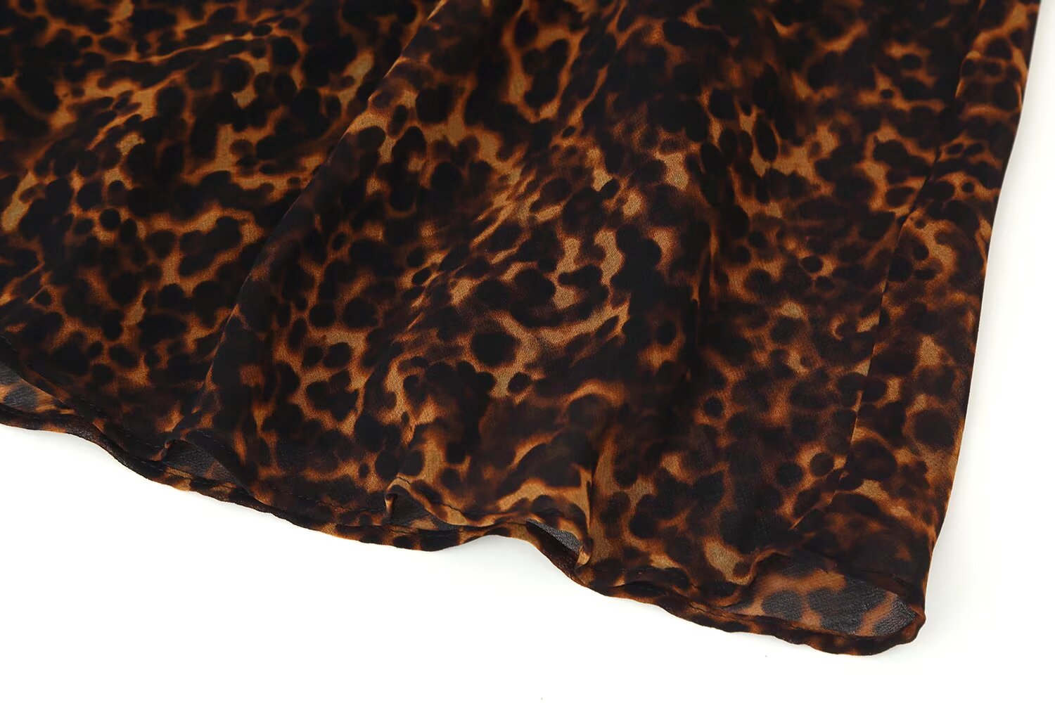 Women Clothing Autumn Lightly Mature Animal Print Midi Strap Dress by Ragazza