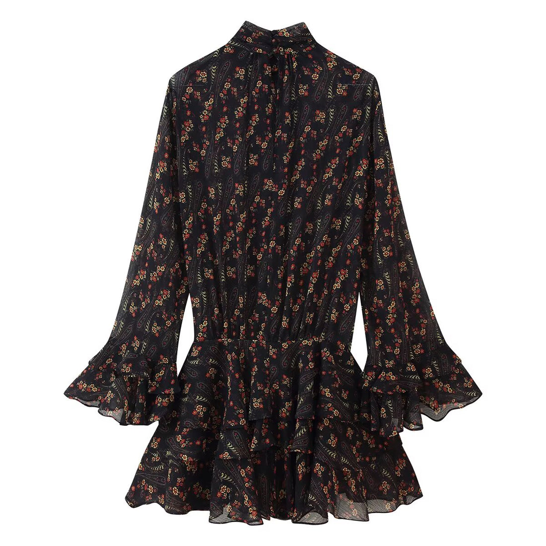 Women Clothing Western Floral Print Seersucker Dress by Ragazza