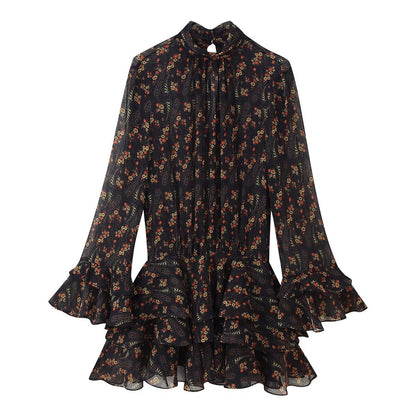 Women Clothing Western Floral Print Seersucker Dress by Ragazza