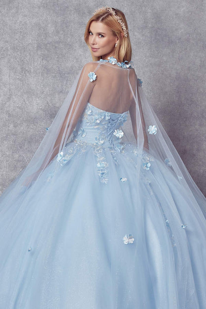 Juliet 1435 A-Line Ball Quinceanera Gown by DiscountDressShop