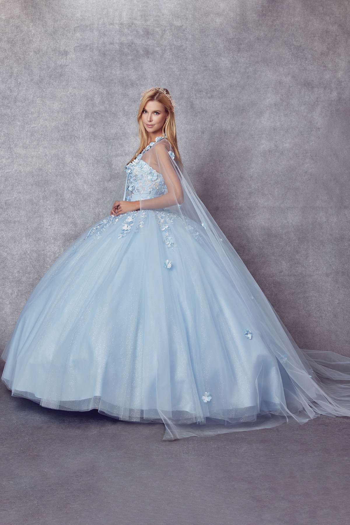 Juliet 1435 A-Line Ball Quinceanera Gown by DiscountDressShop
